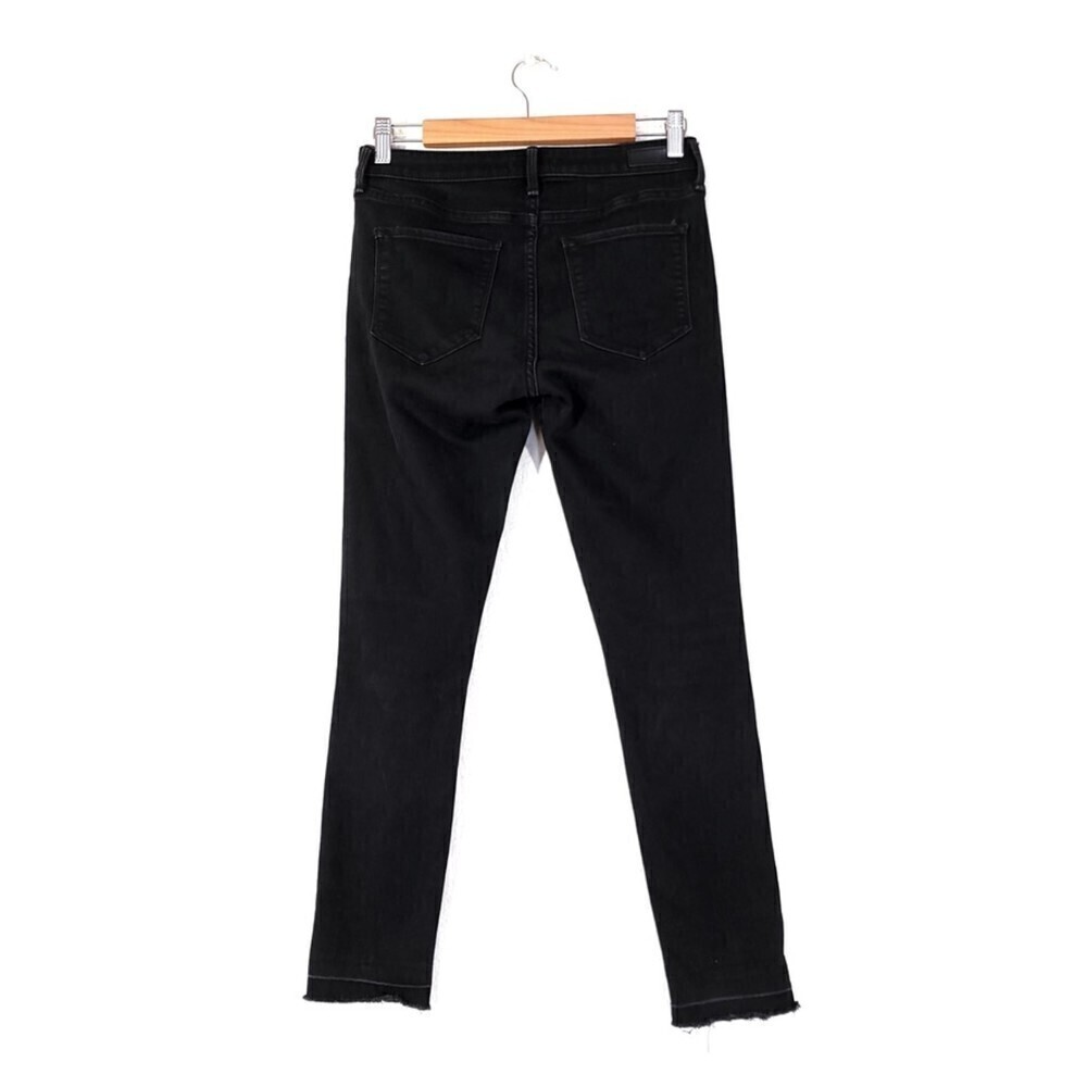 ABERCROMBIE & Fitch Harper Super Skinny Jeans in Distressed Black 27 Y2k Minimal - Picture 8 of 13